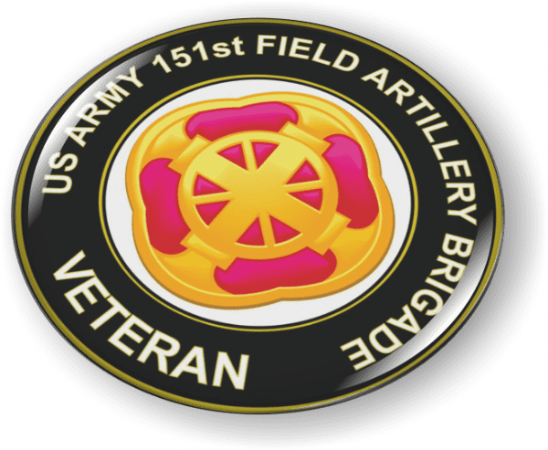 151st Field Artillery Brigade Veteran Emblem